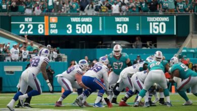 buffalo bills vs miami dolphins match player stats