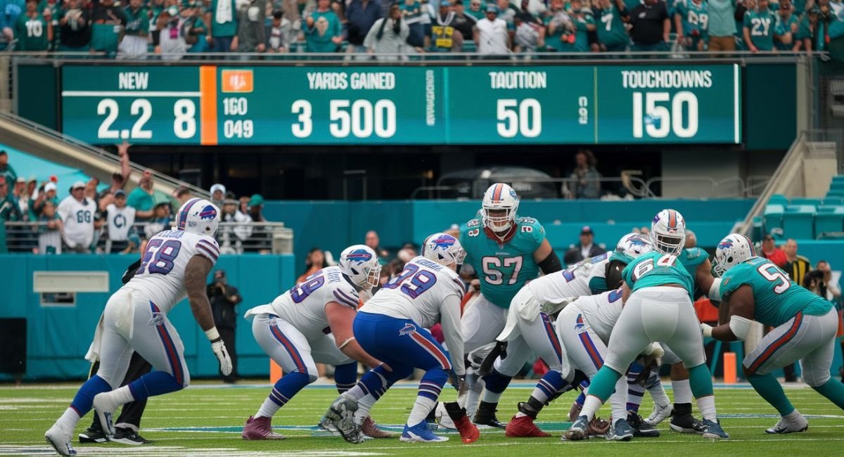 buffalo bills vs miami dolphins match player stats